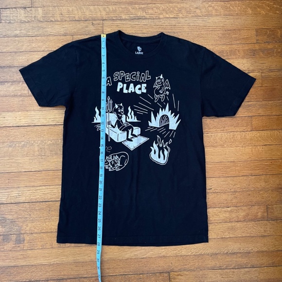 Takeout Order A Special Place Men's Sz Large Graphic Black T-Shirt - Picture 5 of 7